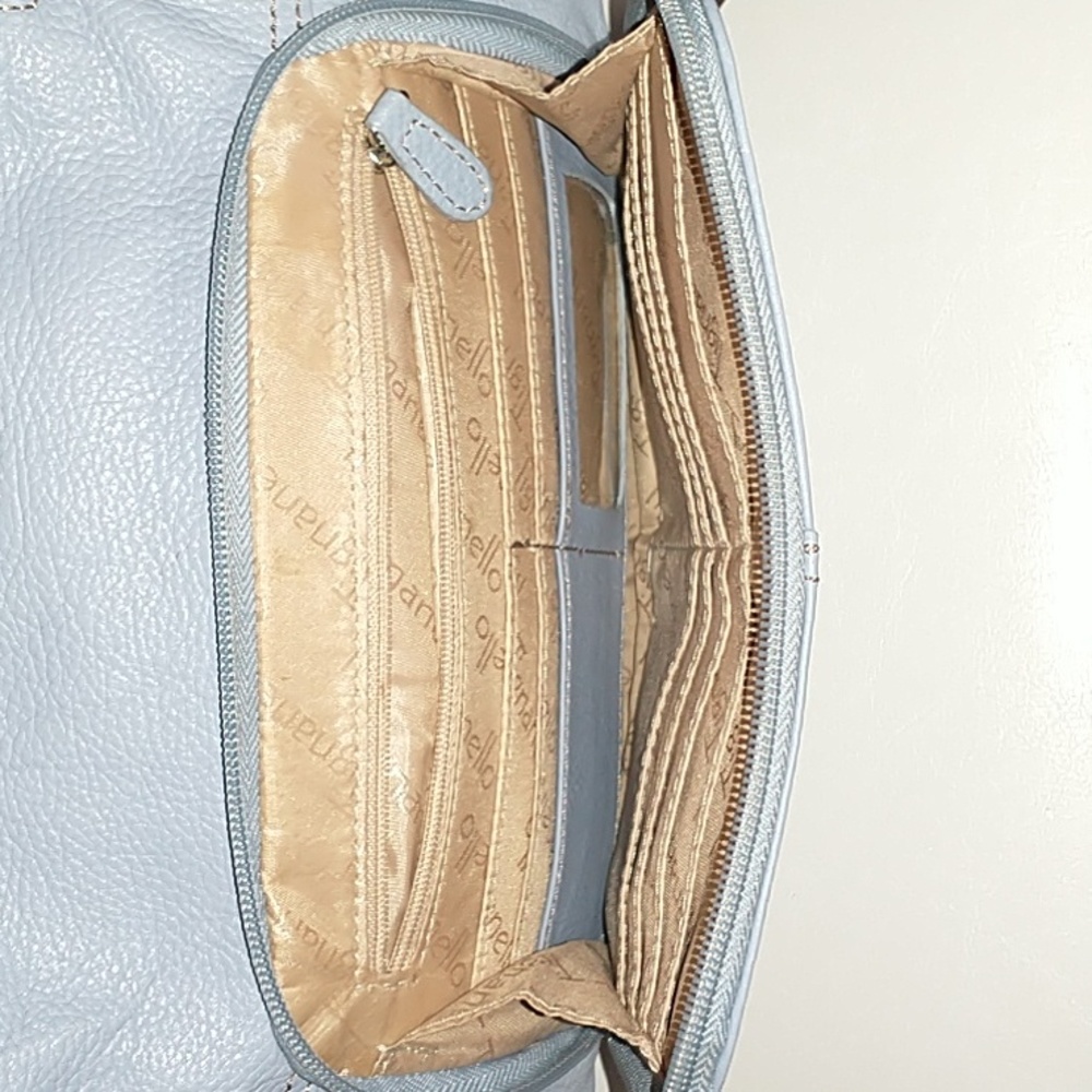 EUC | Light Blue Tignanello Magnetic Closure Handbag - Picture 5 of 10